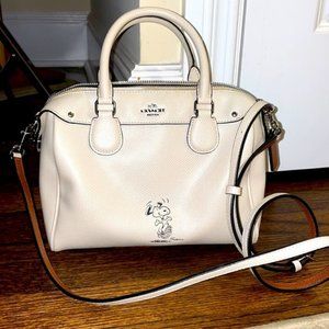 Coach X Peanuts limited edition Crossbody leather bag